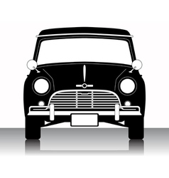 Car silhouette vector image