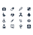 Medical icons vector image