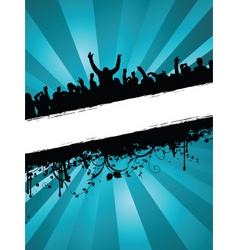 Party crowd vector image