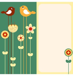 Greeting card vector image