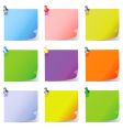 Post it note paper vector image