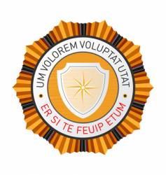 Emblem vector image
