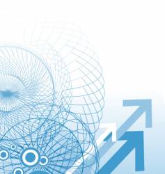 Blue abstract vector image