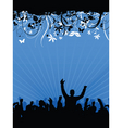 Party crowd vector image