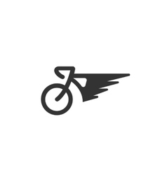 Bicycle icon isolated on a white background Bicycle icon isolated on a white background vector image