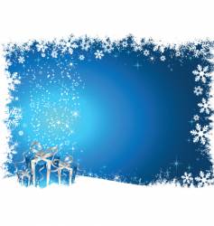Christmas gifts vector image