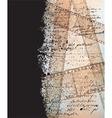 Grungy banner vector image