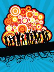Party time vector image