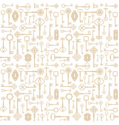 Vintage keys seamless pattern background for Vintage keys seamless pattern background for vector image