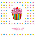 Cake vector image