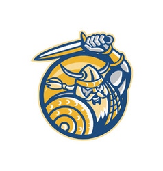 Viking Warrior vector image