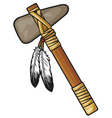 Native american tomahawk vector image