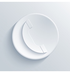 Light circle icon vector image