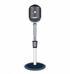 Microphone vector image
