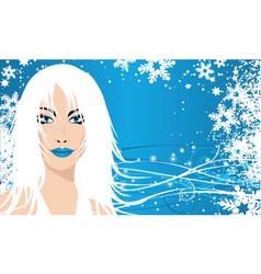 Snow queen vector image