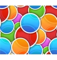 Seamless pattern with colorful circles vector image