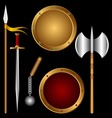 Ancient weapons vector image