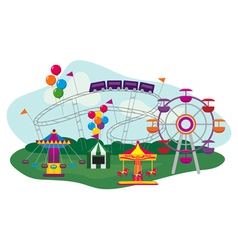 Amusement Park vector image
