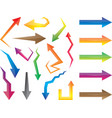 Glossy arrows vector image