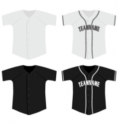 Baseball jersey vector image