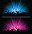 Crowd scenes vector image