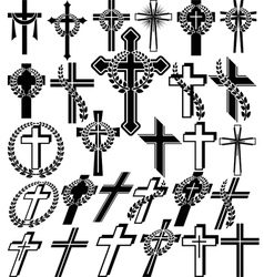 Cross vector image