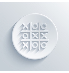 Light circle icon vector image