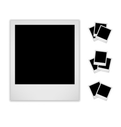Blank Photo Frame Isolated On White Background vector image