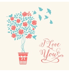 Classic romantic invitation or congratulation card