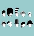 Famous hats vector image