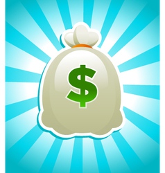 Bag of money vector image