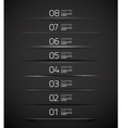Set of web box shadows and dividers Set of web box shadows and dividers vector image