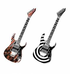 Guitars vector image