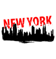 New York New York vector image