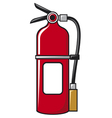 Fire extinguisher vector image
