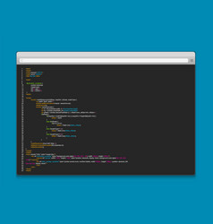 Programming and coding concept Royalty Free Vector Image