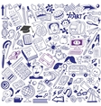 School education - doodles collection vector image
