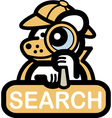 Animal web search vector image
