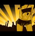 Party babe illustration vector image