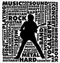 Music background vector image
