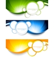 Set of banners vector image
