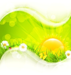 Summer Landscape vector image