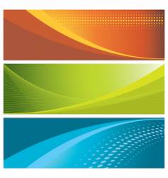 Colorful banners vector image