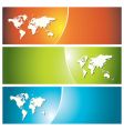 Global banners vector image