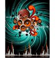 Illustration for a musical theme vector image