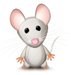 Cartoon mouse vector image
