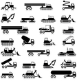 Transport silhouettes vector image