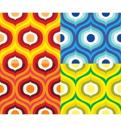 Scandinavian retro pattern vector image