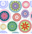 Vintage floral pattern vector image