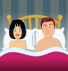 Sex bedroom vector image
